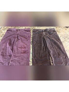 TWO Y2K Vintage 10 X 32 Denver Hayes Women Jeans Cords Straight YKK Zipper